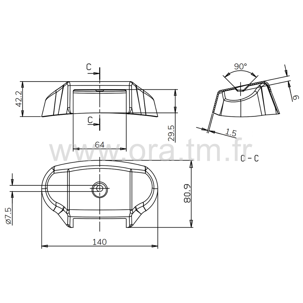 ADT8M - LIAISON ASSISE DOSSIER - CACHE LAME ATTACHE T8